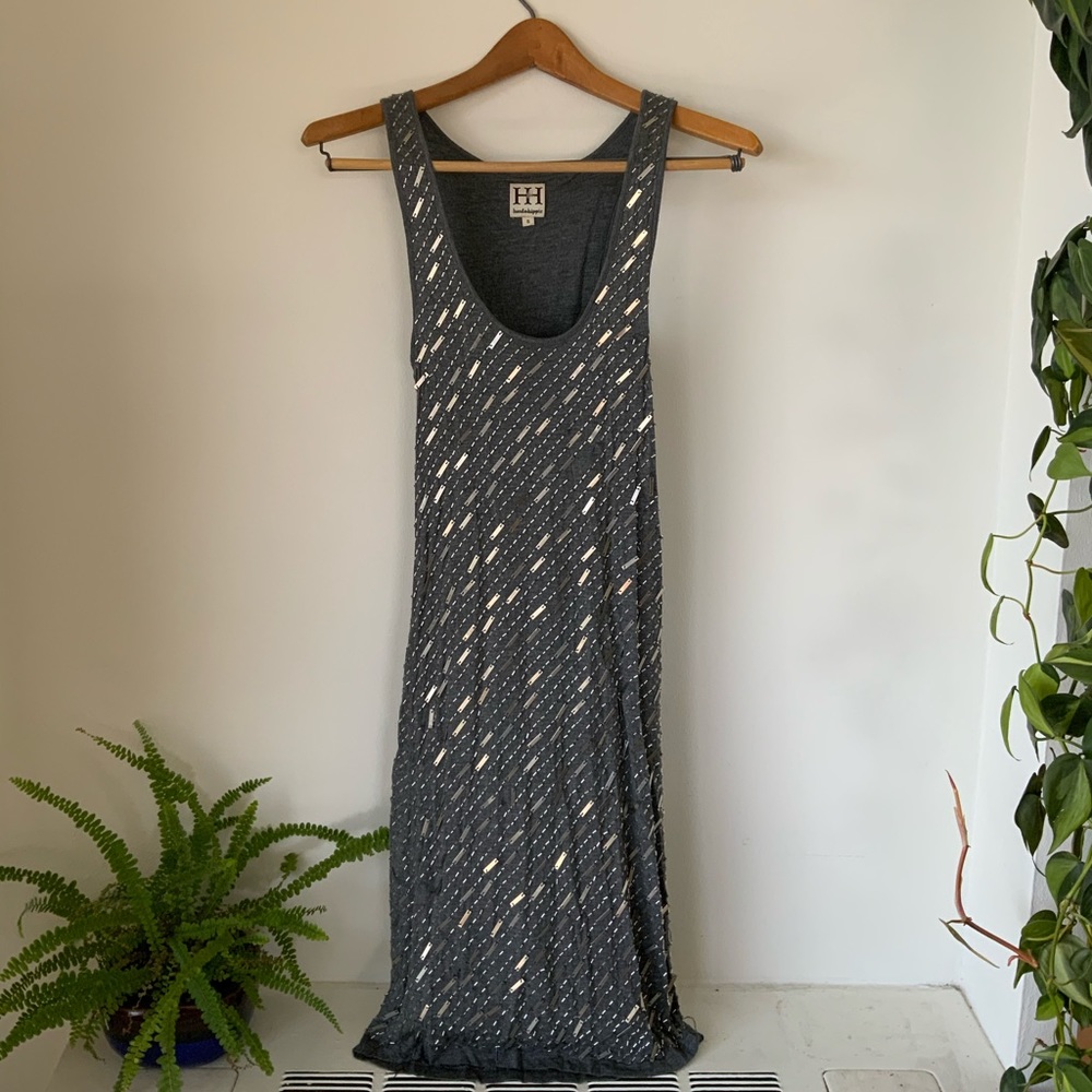 Sparkly Haute Hippe Gray Dress